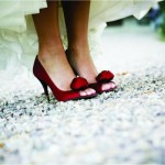 Custom dyed shoes for brides